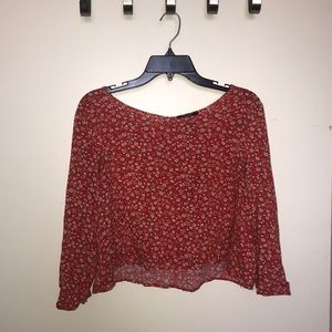 Floral crop top